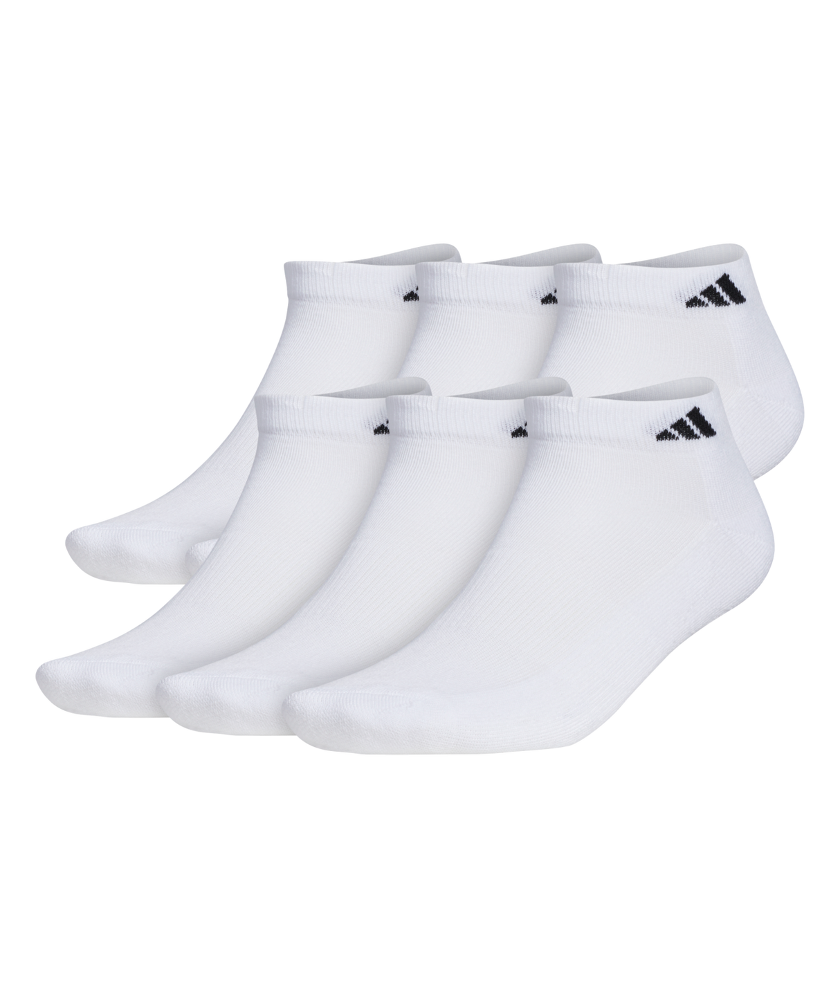 adidas Men's Athletic Cushioned Low Cut Socks (6-Pack)-1