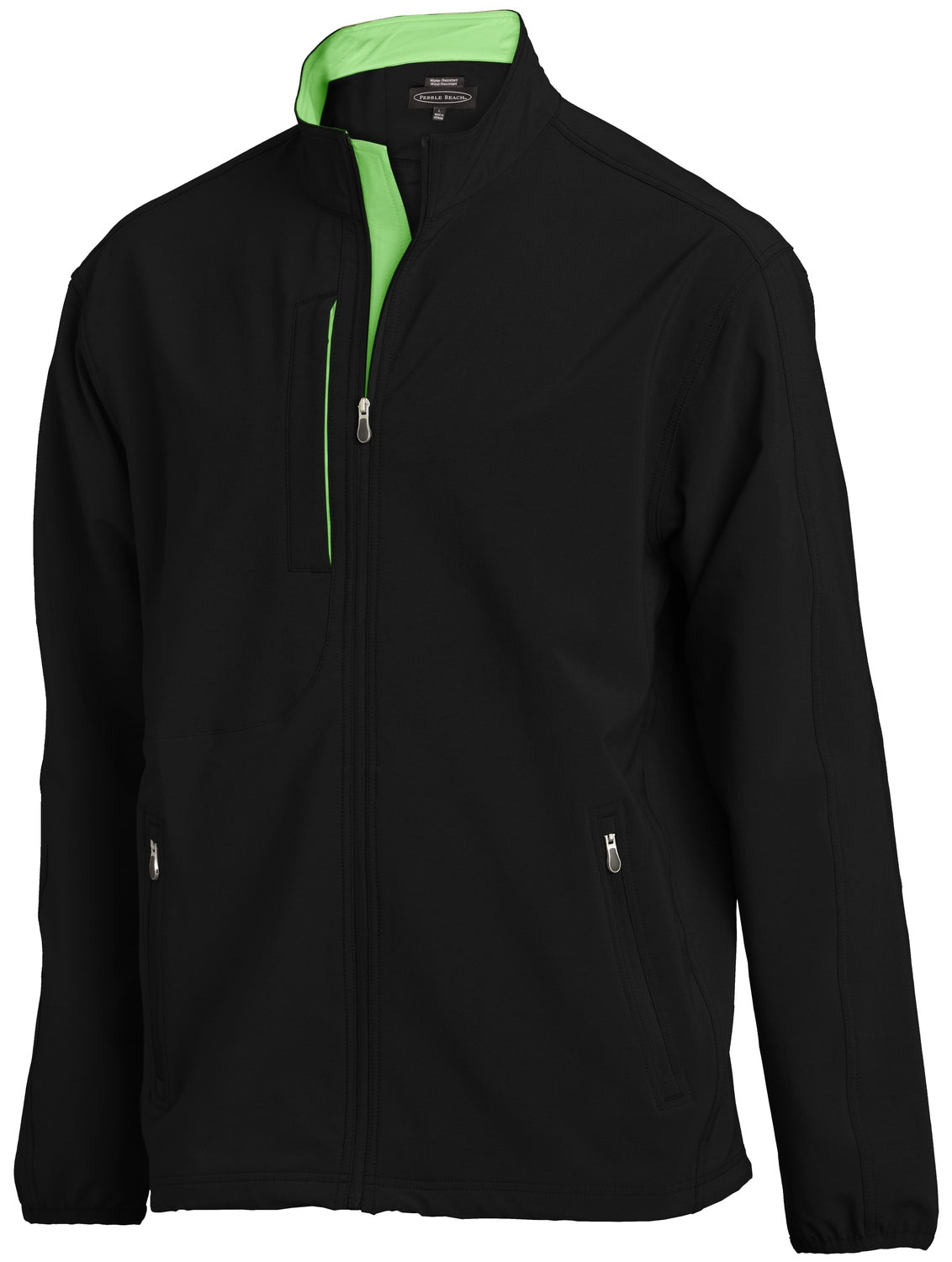 Pebble Beach Men's Full Zip Woven Jacket Mens Apparel Jackets & Vests