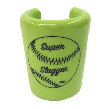 Super Slugger Fluorescent Green Hitting Bat 16 oz. Weight Baseball Batter Accessories All
