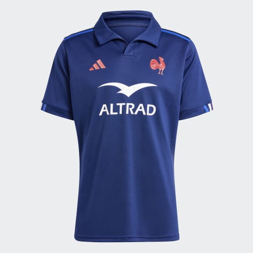 adidas Men's France Rugby Home Jersey Mens Apparel Shirts & Tops