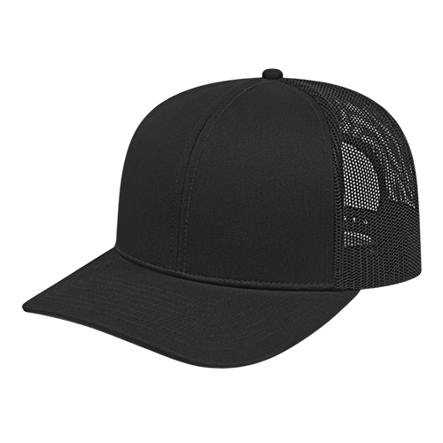 Cap America i3038 Poly / Cotton Trucker Mesh Back Cap Unisex Accessories Hats & Caps