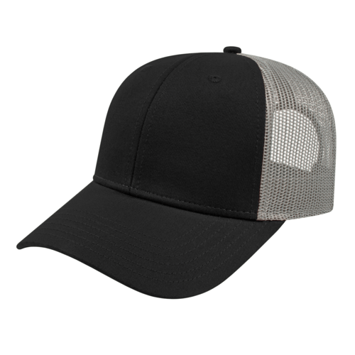 Cap America i3115 Low Profile Trucker Mesh Back Cap Unisex Accessories Hats & Caps