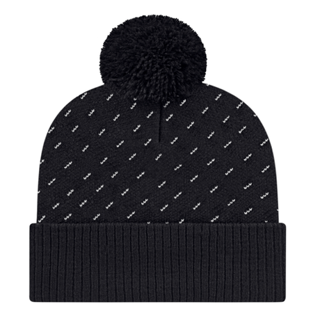 Cap America iK23 Diagonal Dash Knit Cap with Ribbed Cuff Unisex Accessories Hats & Caps