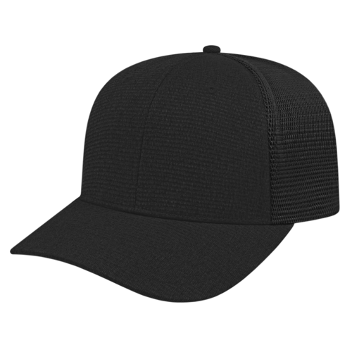 Cap America i8525 Flexfit 110® Ribbed Tri-Blend Trucker Mesh Back Cap Unisex Accessories Hats & Caps