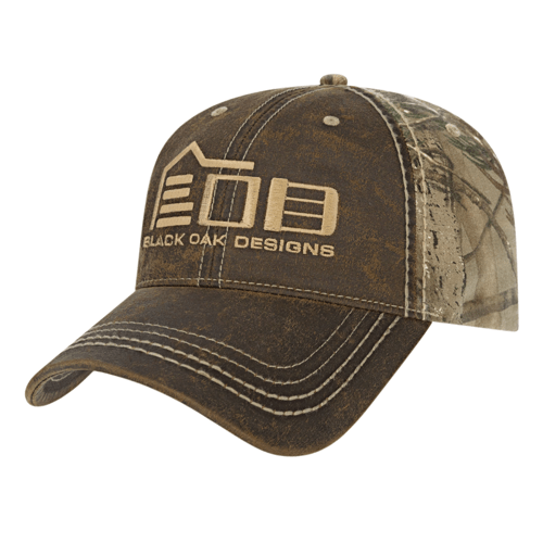 Cap America i2018 Faux Leathered Poly/Cotton Camo Cap Unisex Accessories Hats & Caps