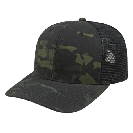 Cap America i8513 Flexfit 110® Premium MultiCam® Trucker Mesh Back Cap Unisex Accessories Hats & Caps