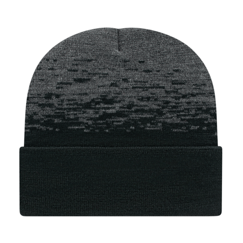 Cap America RKS12 Static Pattern Knit Cap with Cuff Unisex Accessories Hats & Caps