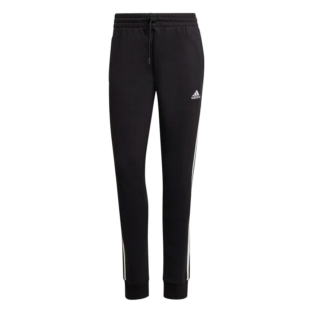 adidas Women's Essentials 3-Stripes Cuffed Joggers Womens Apparel Pants & Sweatpants