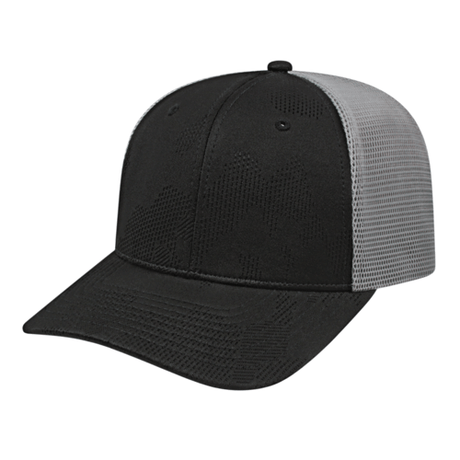 Cap America Flexfit 110 Jacquard Trucker Mesh Back Cap Unisex Accessories Hats & Caps