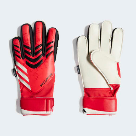 adidas Predator Match Fingersave Youth Soccer Goalkeeper Gloves Soccer Goalie Gloves Youth