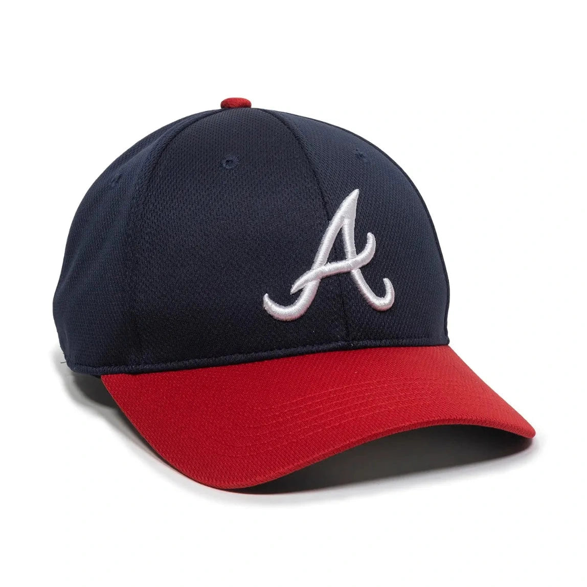 Outdoor Cap Atlanta Braves™ Official MLB® Replica Structured Solid Panel Hat (MLB-350)-1