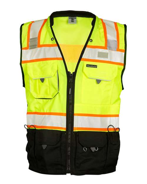Kishigo Premium Black Series® Surveyors Vest Mens Apparel Jackets & Vests