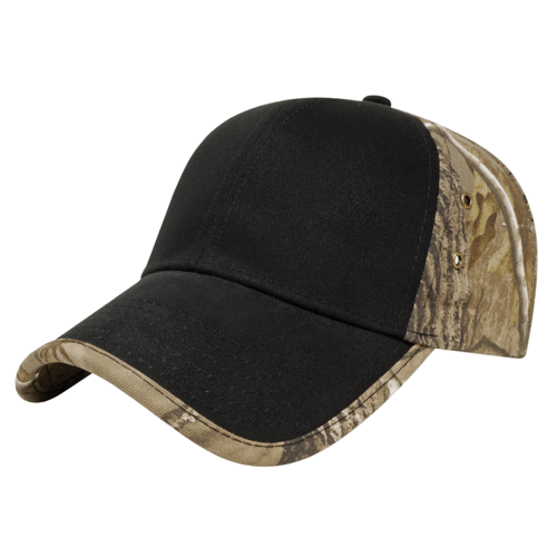 Cap America Solid Front Camo Back Cap Unisex Accessories Hats & Caps