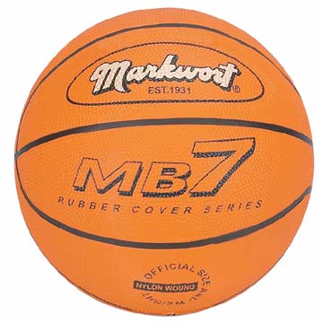 Markwort 29.5" Rubber Orange Basketball Basketball Basketballs All