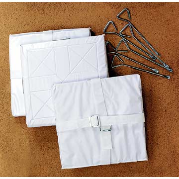 Markwort 3 Piece Set Sandlot 14"x14"x1" Youth Bases Baseball Field Equipment All