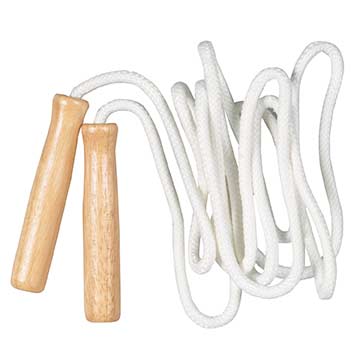 Markwort White Nylon 8' Skip Rope Exercise & Wellness Studio Fitness Jump Ropes