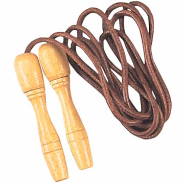 Markwort Leather 9' Skip Rope with Ball Bearing Exercise & Wellness Studio Fitness Jump Ropes