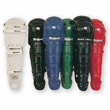 Markwort Navy 19" Leg Guards Baseball Catcher's Protective Equipment All