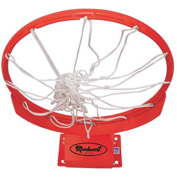 Markwort Four Spring Basketball Ring With Net Basketball Equipment All