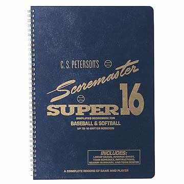 Markwort Scoremaster Super 16 Scorebook Baseball Accessories All
