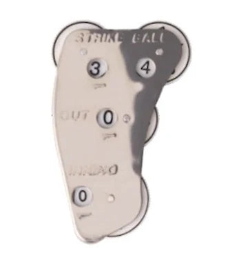 Markwort Stainless Steel Raised Letters 4-Dial Indicator Baseball Umpires Gear All