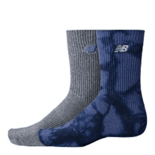 New Balance Ribbed Cuff Mid Calf Socks 2 Pack Unisex Accessories Socks