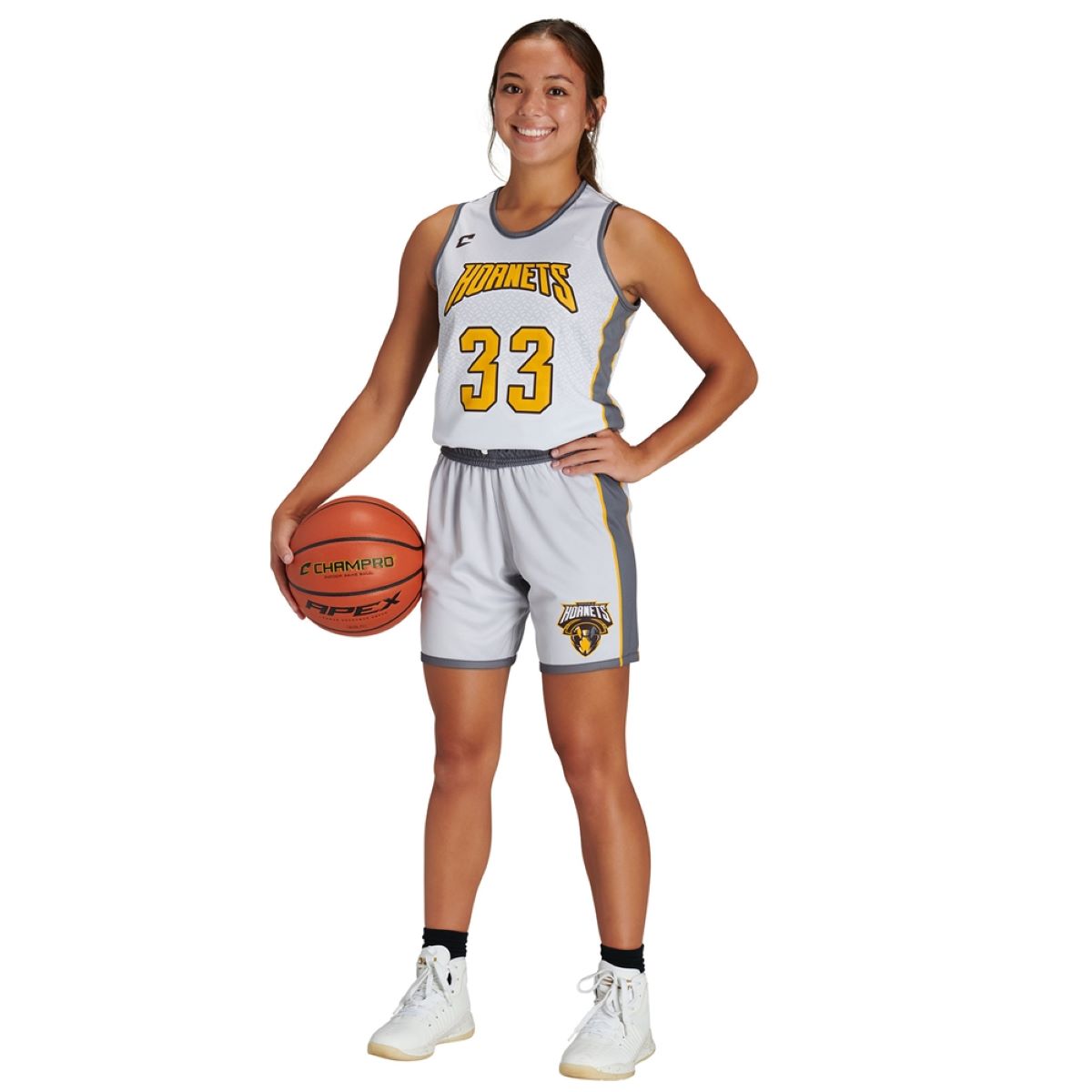 Custom Single-Ply Reversible Basketball 7" Short Womens Team Basketball Shorts