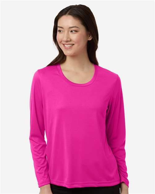 CORE365 Women's Capital Performance Long Sleeve T-Shirt-3
