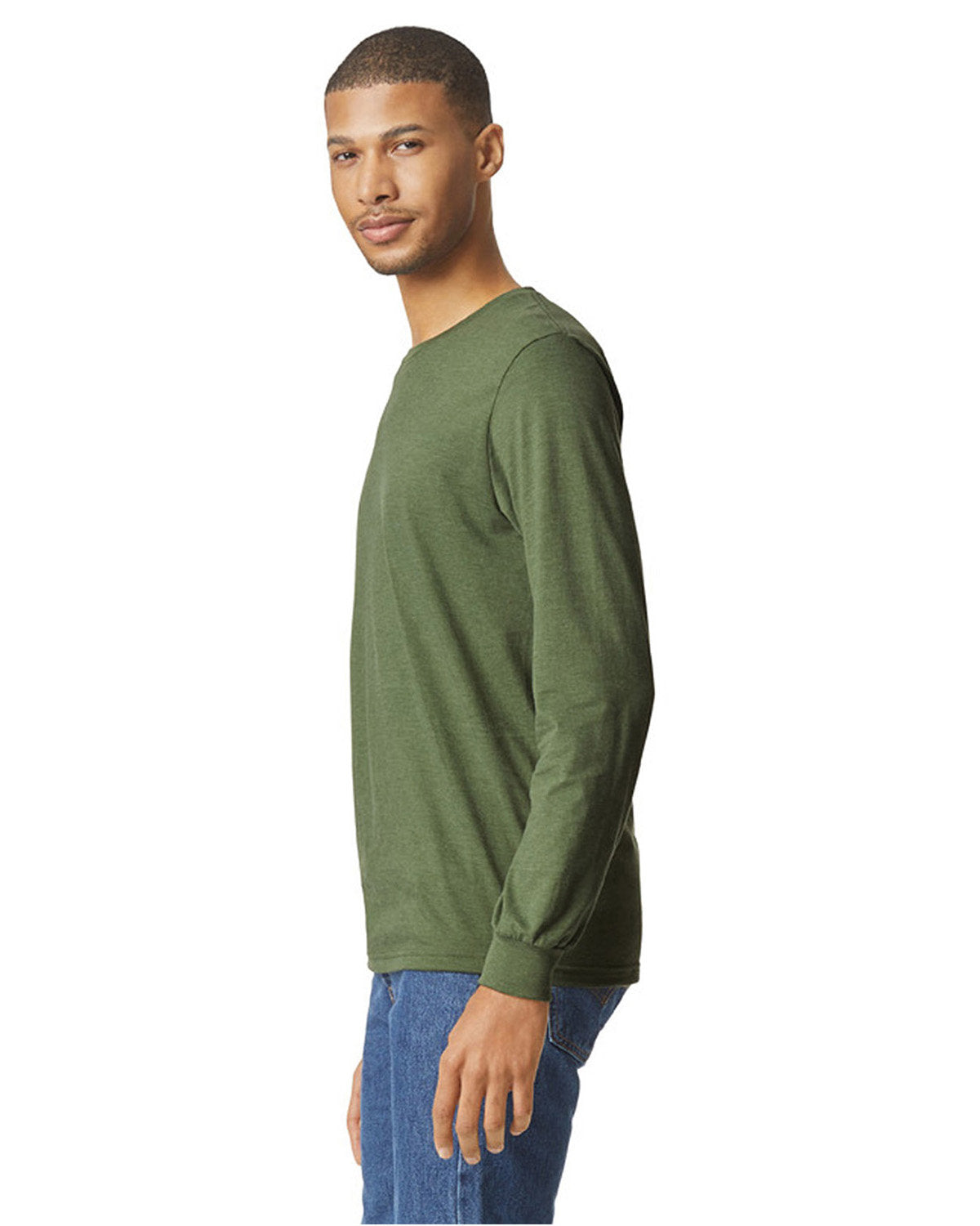 Gildan Unisex Softstyle CVC Long Sleeve T-Shirt Mens Apparel Shirts & Tops