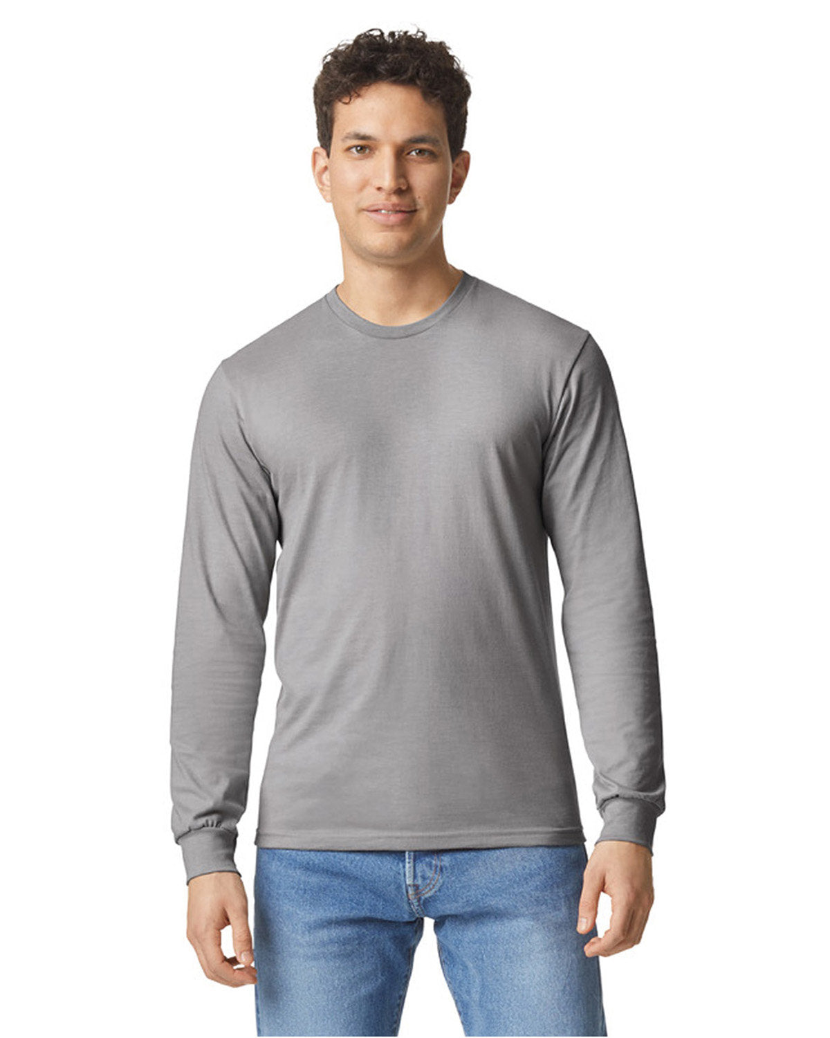Gildan Unisex Softstyle CVC Long Sleeve T-Shirt Mens Apparel Shirts & Tops