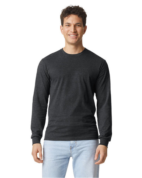 Gildan Unisex Softstyle CVC Long Sleeve T-Shirt Mens Apparel Shirts & Tops