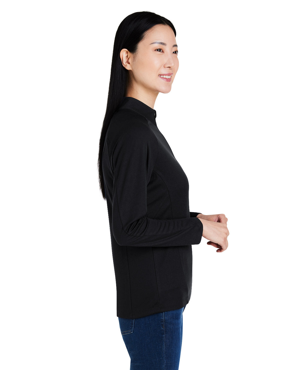 CORE365 Ladies' Origin Performance Pique Quarter-Zip Womens Apparel Sweatshirts & Fleece