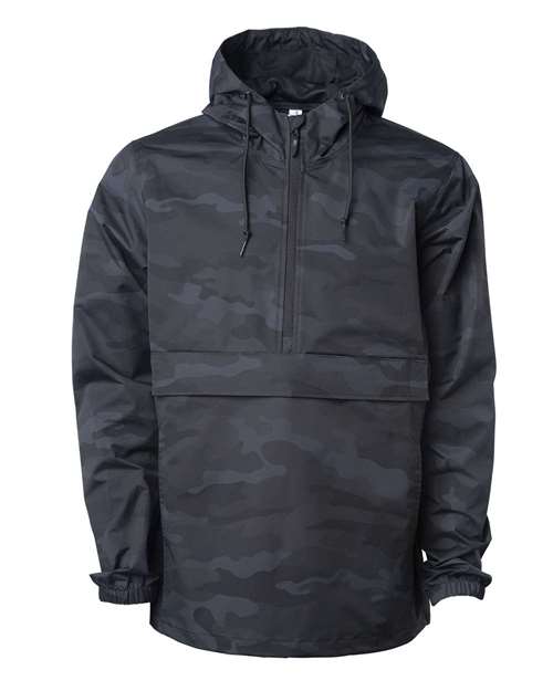 Independent Trading Co. Men's Nylon Anorak Jacket Mens Apparel Jackets & Vests