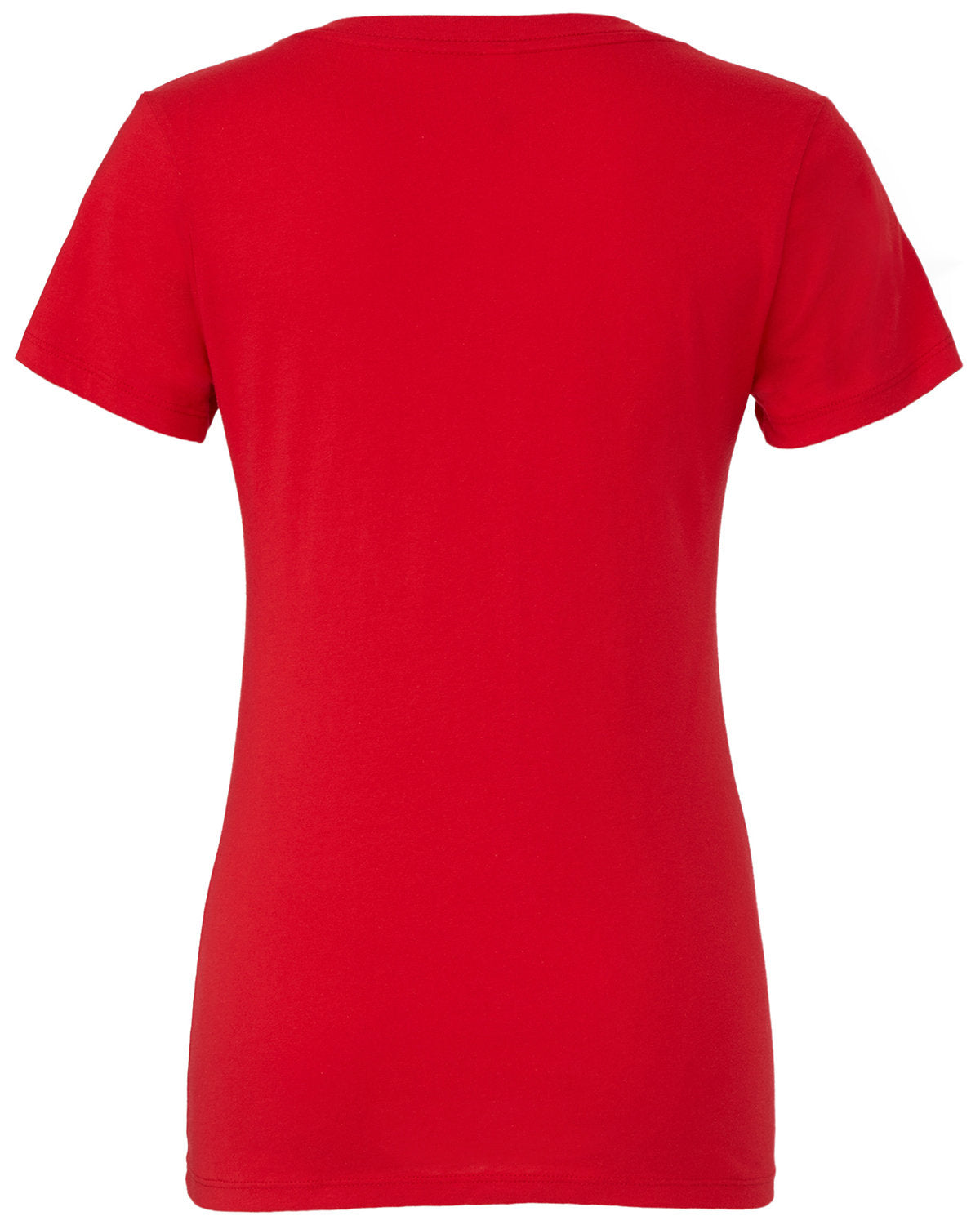 BELLA + CANVAS Ladies' Jersey Short-Sleeve Deep V-Neck T-Shirt Womens Apparel Shirts & Tops