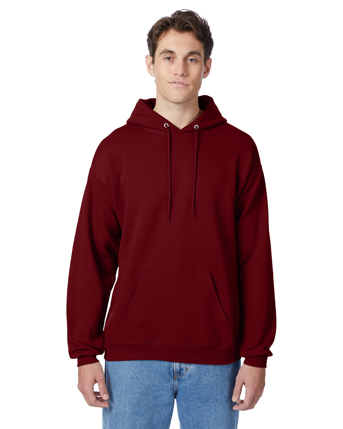Hanes Unisex Ecosmart® 50/50 Pullover Hooded Sweatshirt Mens Apparel Sweatshirts & Fleece