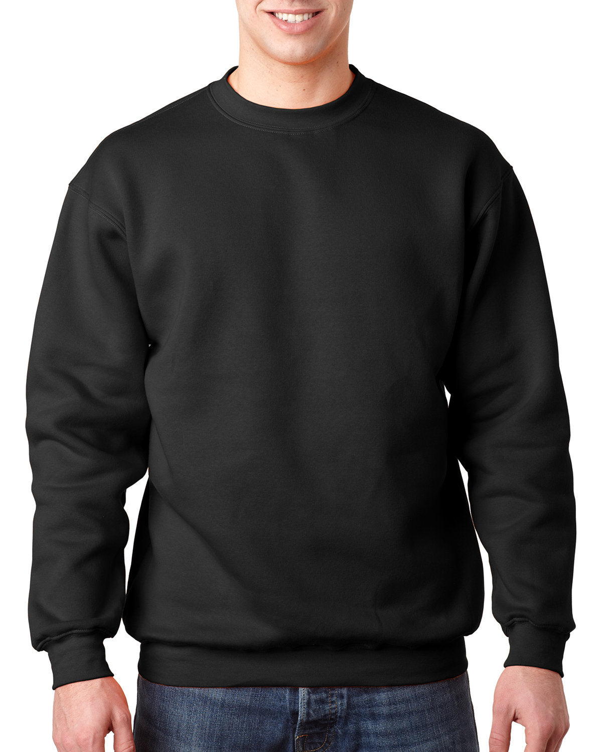 Bayside Men's Heavyweight Crewneck Sweatshirt Mens Apparel Sweatshirts & Fleece