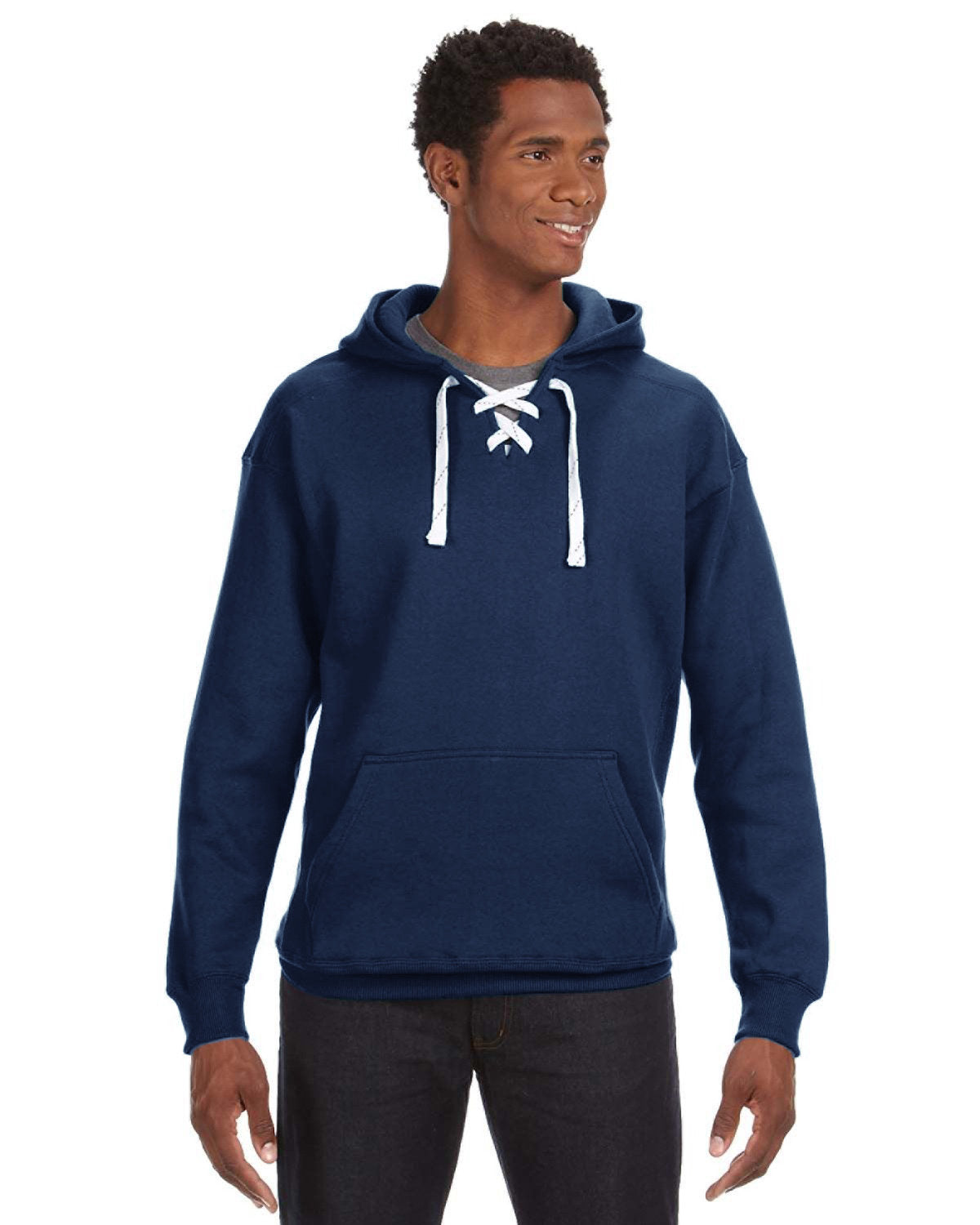 J. America Unisex Sport Lace Hoodie JA8830-AB Mens Apparel Sweatshirts & Fleece