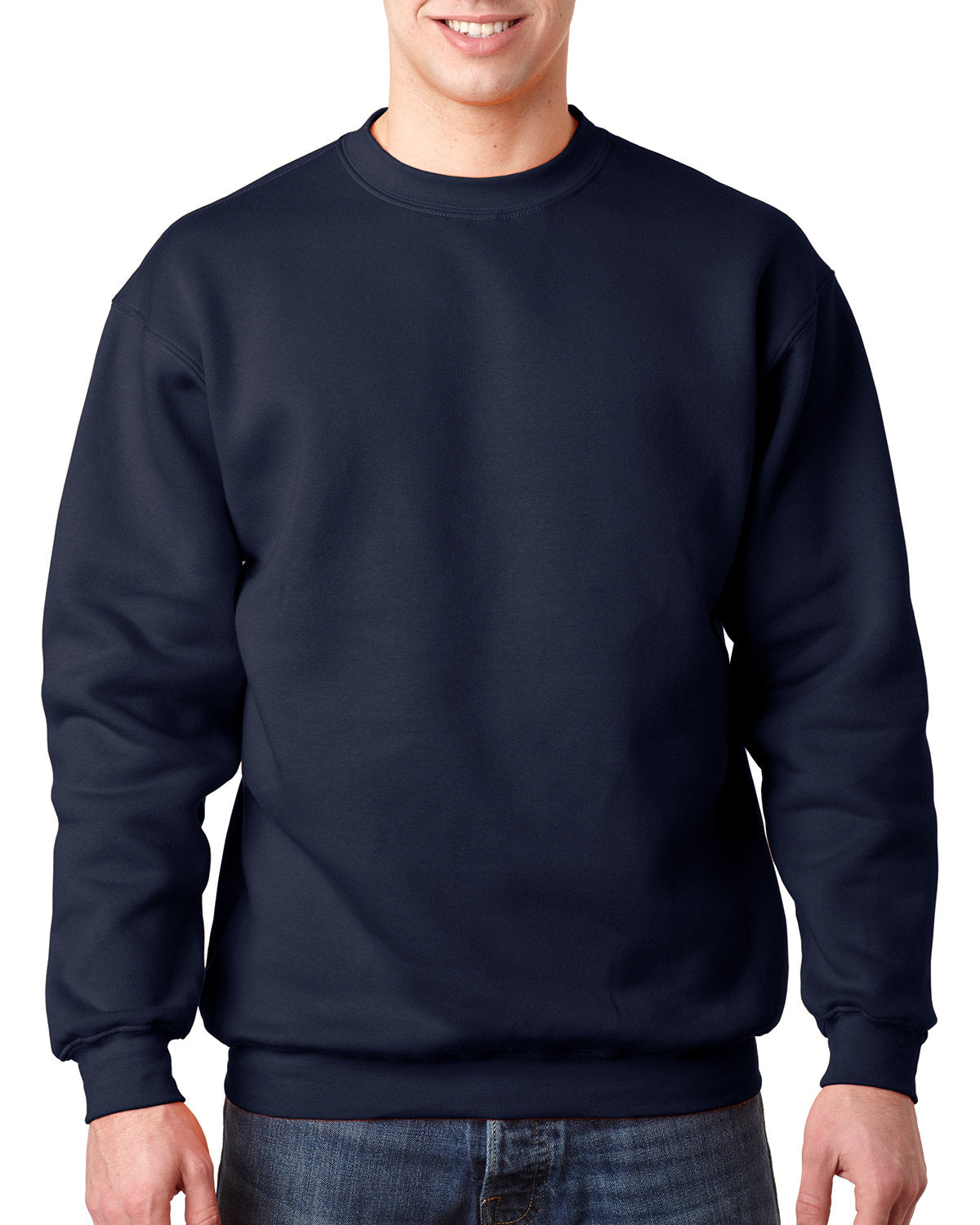 Bayside Men's Heavyweight Crewneck Sweatshirt Mens Apparel Sweatshirts & Fleece