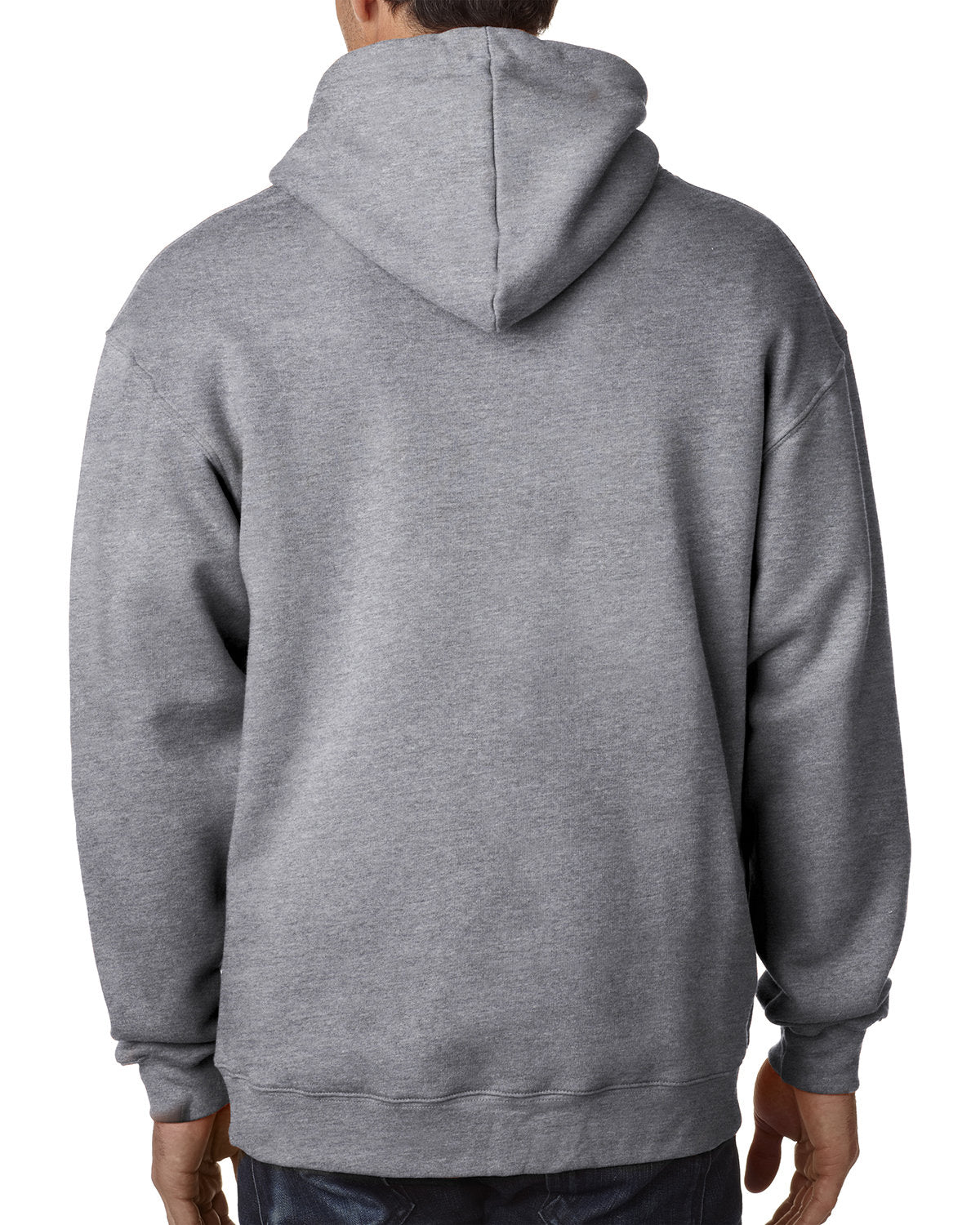 Bayside Men's Full-Zip Hooded Sweatshirt Mens Apparel Sweatshirts & Fleece