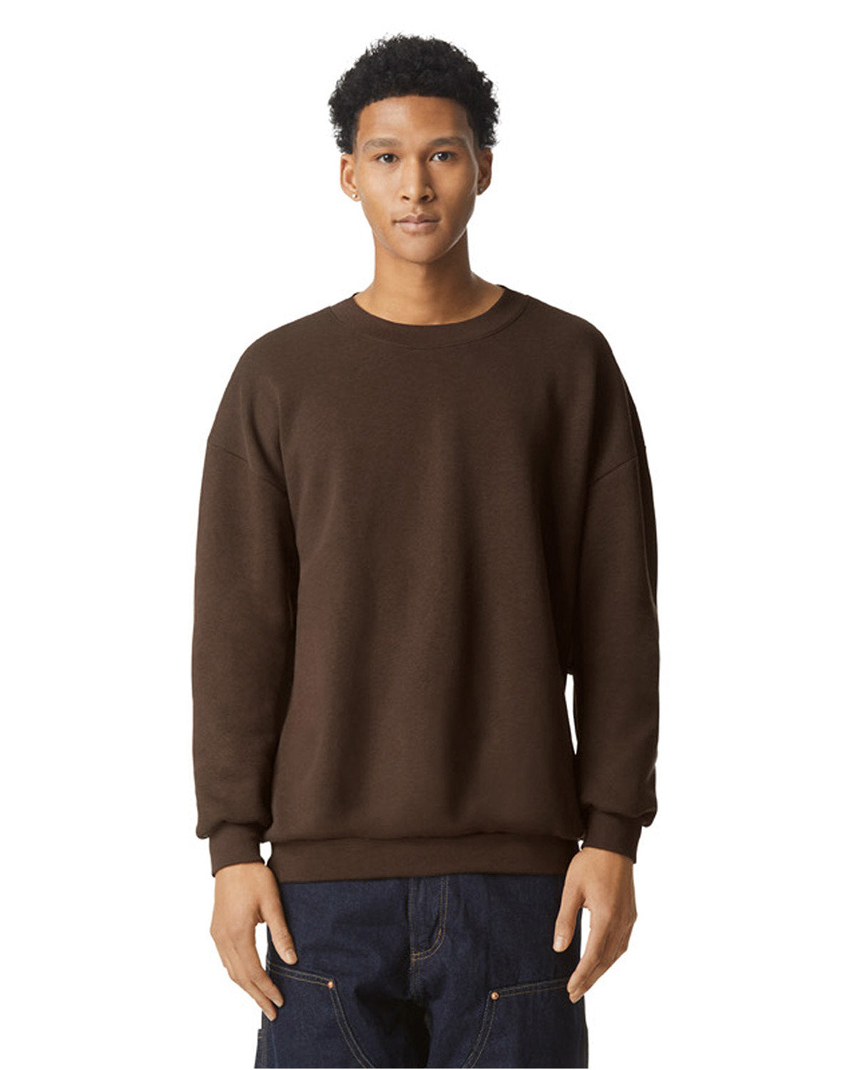 American Apparel Men's Fleece Crewneck Sweatshirt Mens Apparel Sweatshirts & Fleece