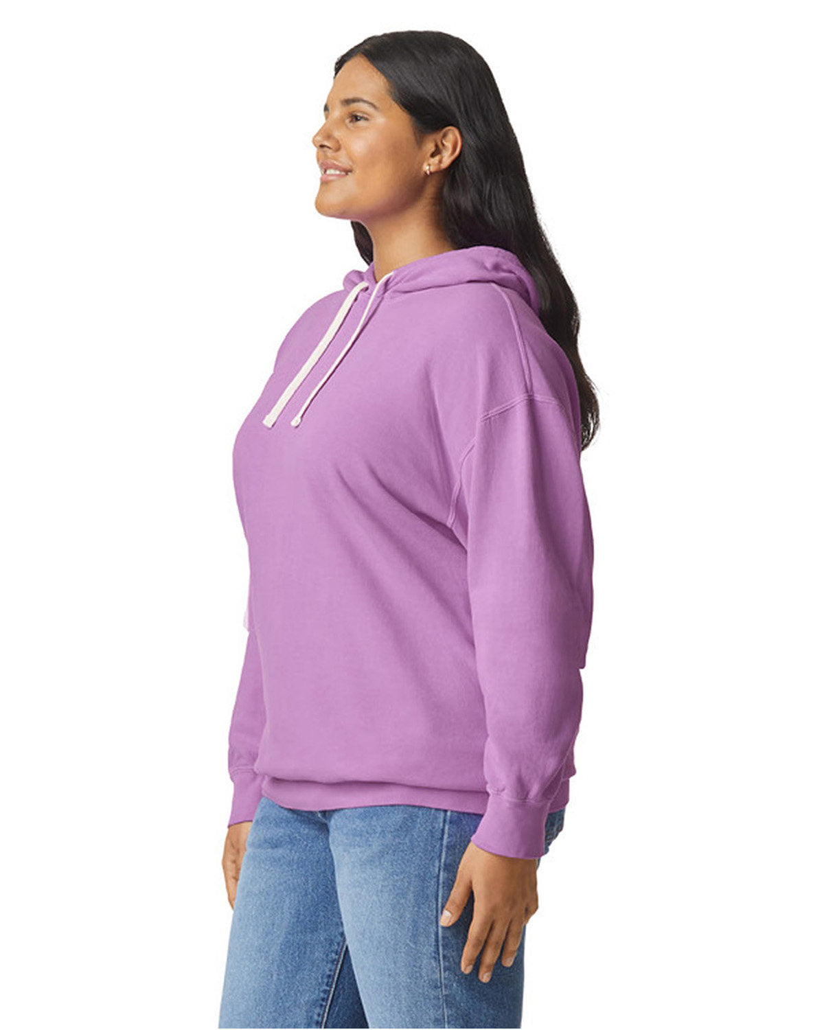 Comfort Colors Unisex Lightweight Cotton Hooded Sweatshirt 1467 Mens Apparel Sweatshirts & Fleece