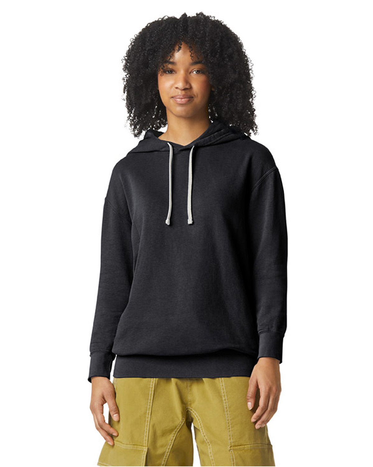 Comfort Colors Unisex Lightweight Cotton Hooded Sweatshirt 1467 Mens Apparel Sweatshirts & Fleece
