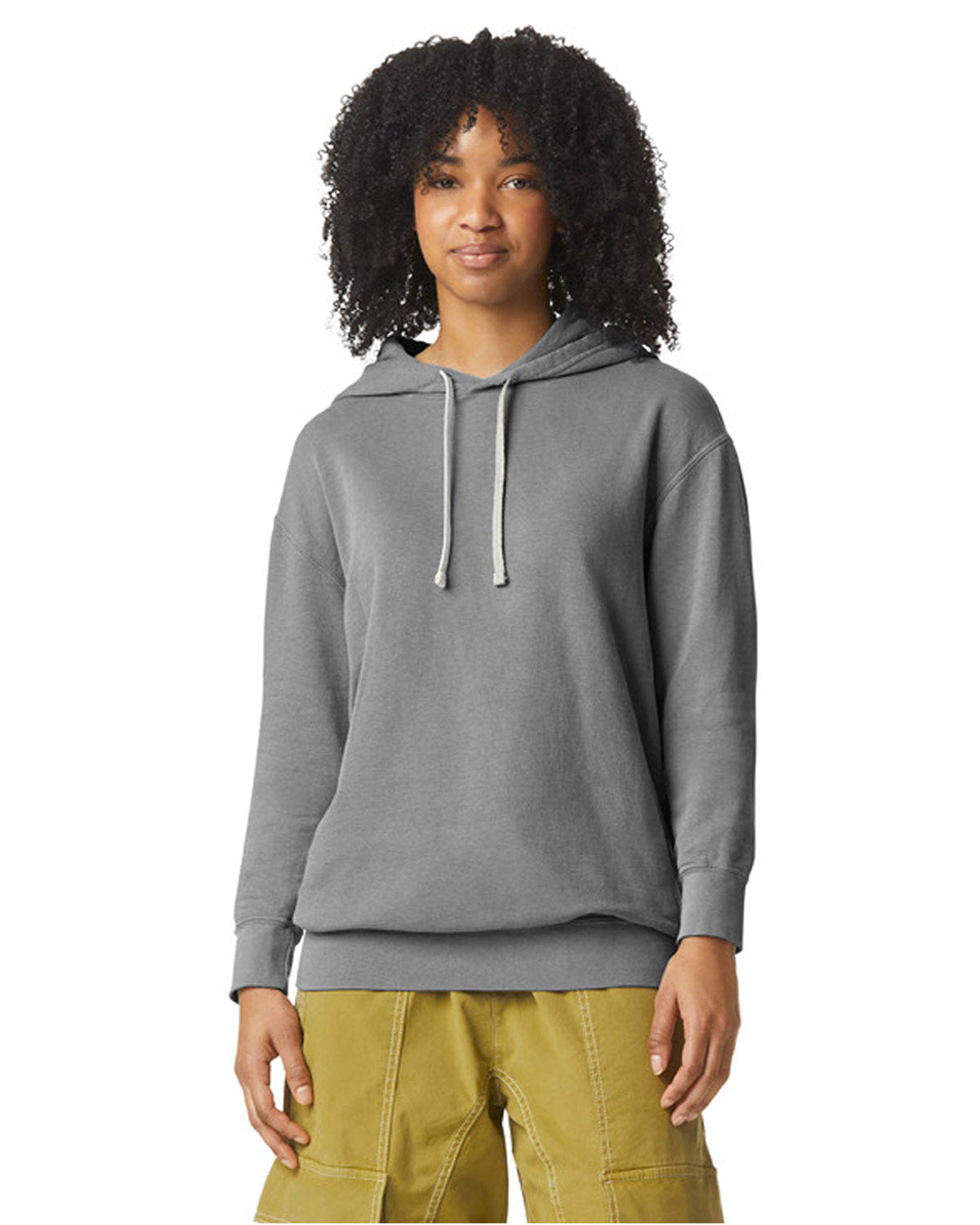 Comfort Colors Unisex Lightweight Cotton Hooded Sweatshirt 1467 Mens Apparel Sweatshirts & Fleece