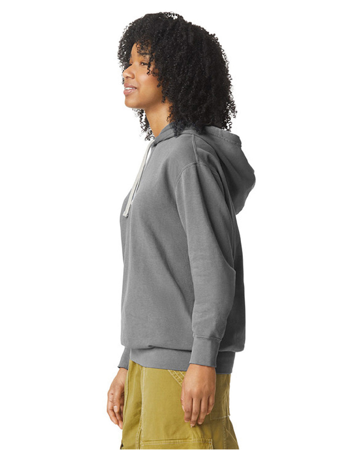 Comfort Colors Unisex Lightweight Cotton Hooded Sweatshirt 1467 Mens Apparel Sweatshirts & Fleece