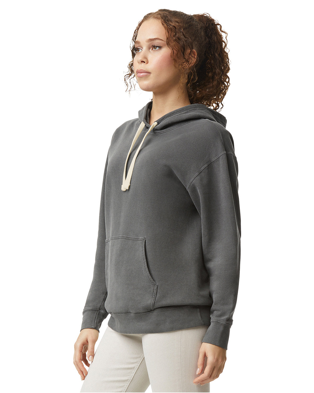 Comfort Colors Unisex Lightweight Cotton Hooded Sweatshirt 1467 Mens Apparel Sweatshirts & Fleece
