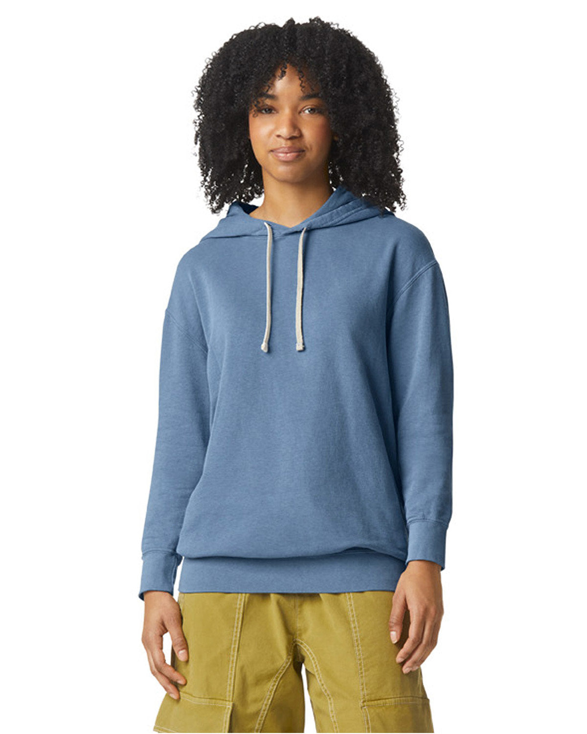 Comfort Colors Unisex Lightweight Cotton Hooded Sweatshirt 1467 Mens Apparel Sweatshirts & Fleece
