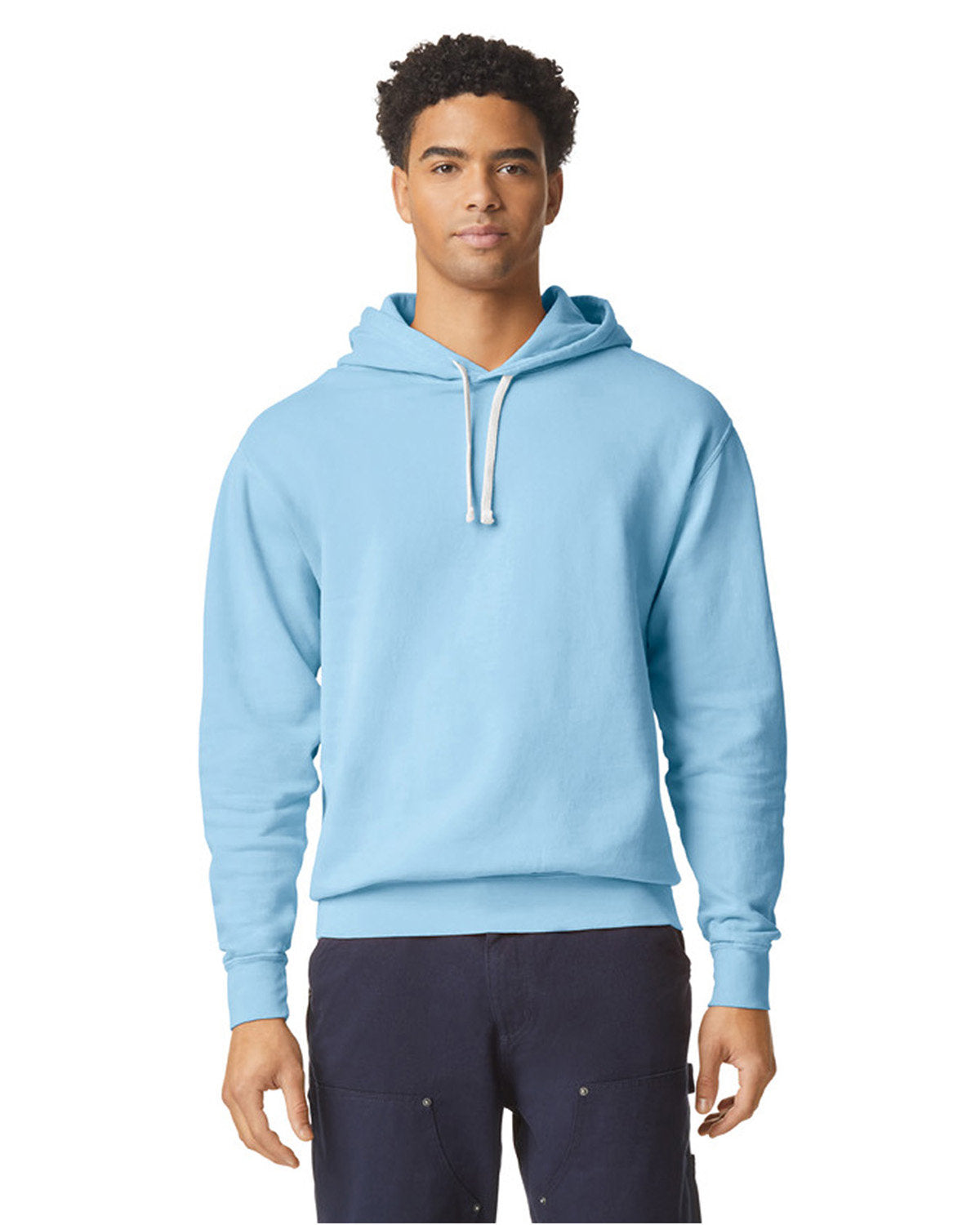 Comfort Colors Unisex Lightweight Cotton Hooded Sweatshirt 1467 Mens Apparel Sweatshirts & Fleece