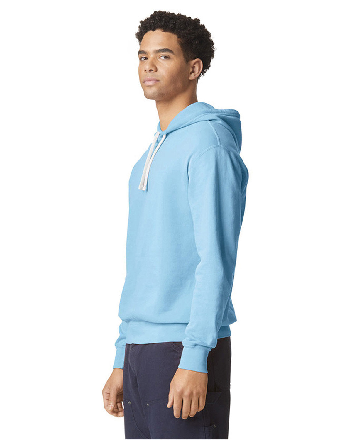 Comfort Colors Unisex Lightweight Cotton Hooded Sweatshirt 1467 Mens Apparel Sweatshirts & Fleece