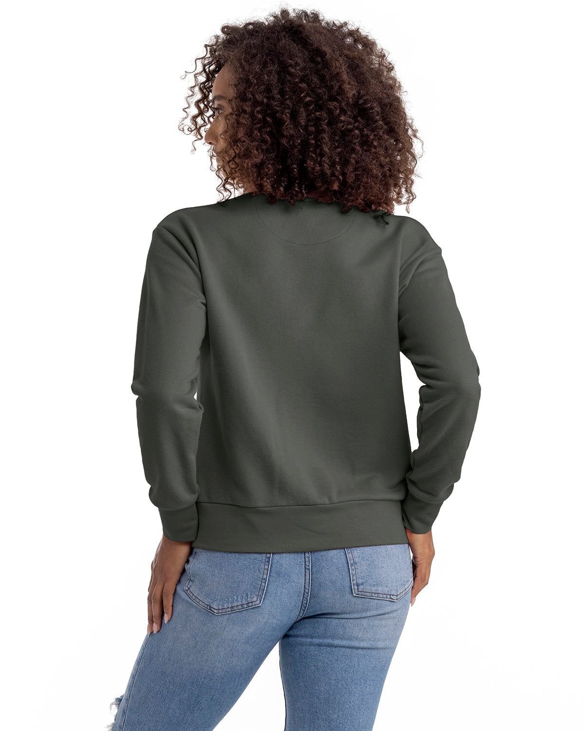 Next Level Apparel Women's Laguna Sueded Sweatshirt Womens Apparel Sweatshirts & Fleece
