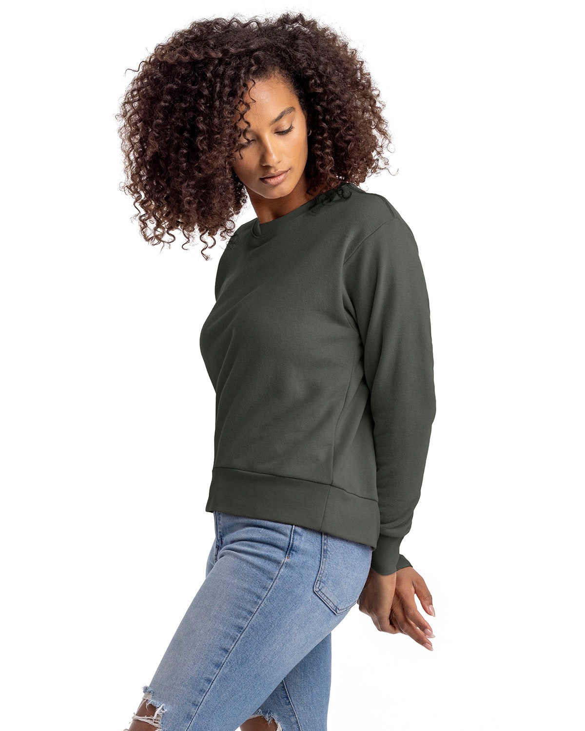 Next Level Apparel Women's Laguna Sueded Sweatshirt Womens Apparel Sweatshirts & Fleece